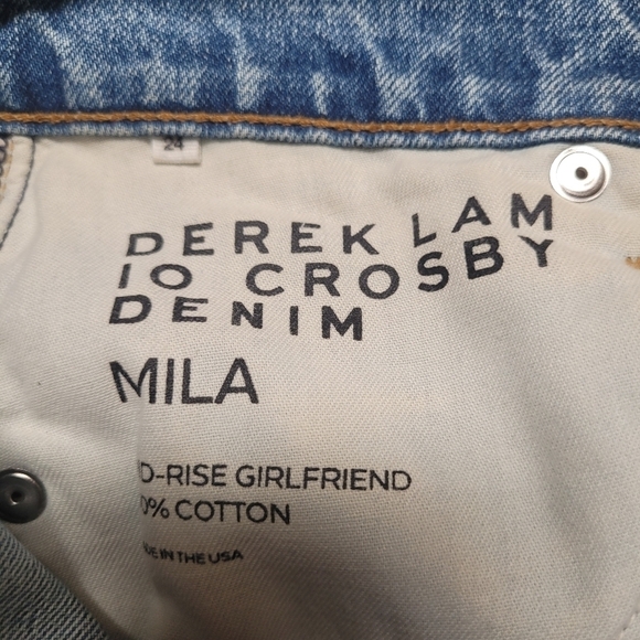 Derek Lam 10 Crosby Mila Light Wash Jeans - Picture 5 of 8